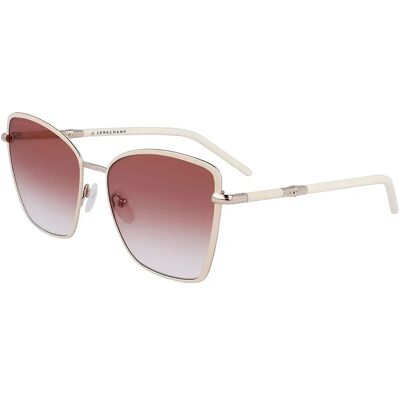 Longchamp Lunettes De Soleil Pour Femme Lo167s N White / Gradient Brown White 8/CAT2 Femme - Publicité Longchamp Lunettes De Soleil Pour Femme Lo167s N White / Gradient Brown White 8/CAT2 Femme - Publicité