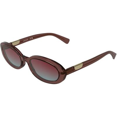 Longchamp Lunettes De Soleil Pour Femme Lo795s Transparent Dark Rose moyen Red 2/CAT2 - Publicité Longchamp Lunettes De Soleil Pour Femme Lo795s Transparent Dark Rose moyen Red 2/CAT2 - Publicité