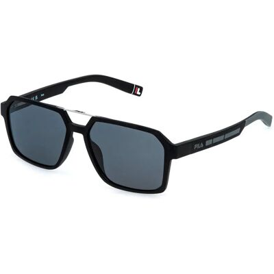 Fila Lunettes De Soleil Polarisées Sfib04-58u28p Matt Black Smoke/CAT3 Homme - Publicité Fila Lunettes De Soleil Polarisées Sfib04-58u28p Matt Black Smoke/CAT3 Homme - Publicité