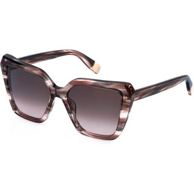 Furla Lunettes De Soleil Pour Femme Sfu978v-550agk Shiny Pink/Brown Vintage Havana Brown Gradient Pink/CAT3 Femme - Publicité Furla Lunettes De Soleil Pour Femme Sfu978v-550agk Shiny Pink/Brown Vintage Havana Brown Gradient Pink/CAT3 Femme - Publicité