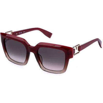 Furla Lunettes De Soleil Pour Femme Sfu981-530ah7 Shiny Bordeaux Grad.Brown Brown Gradient Pink/CAT3 Femme - Publicité Furla Lunettes De Soleil Pour Femme Sfu981-530ah7 Shiny Bordeaux Grad.Brown Brown Gradient Pink/CAT3 Femme - Publicité