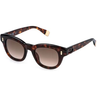 Furla Lunettes De Soleil Pour Femme Sfu986-480agh Shiny Middle Havana Brown Gradient/CAT3 Femme - Publicité Furla Lunettes De Soleil Pour Femme Sfu986-480agh Shiny Middle Havana Brown Gradient/CAT3 Femme - Publicité