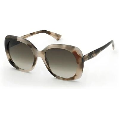 Nina Ricci Lunettes De Soleil Pour Femme Snr457-5606sk Shiny Opal Havana Green Gradient/CAT3 - Publicité Nina Ricci Lunettes De Soleil Pour Femme Snr457-5606sk Shiny Opal Havana Green Gradient/CAT3 - Publicité