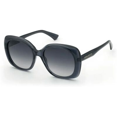 Nina Ricci Lunettes De Soleil Pour Femme Snr457-560705 Shiny Transparent Dark Grey Smoke Gradient Smoke/CAT3 Femme - Publicité Nina Ricci Lunettes De Soleil Pour Femme Snr457-560705 Shiny Transparent Dark Grey Smoke Gradient Smoke/CAT3 Femme - Publicité