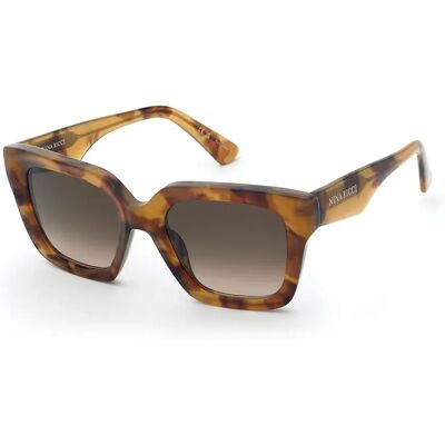 Nina Ricci Lunettes De Soleil Pour Femme Snr458-520922 Shiny Honey Havana Brown Gradient/CAT3 Femme - Publicité Nina Ricci Lunettes De Soleil Pour Femme Snr458-520922 Shiny Honey Havana Brown Gradient/CAT3 Femme - Publicité