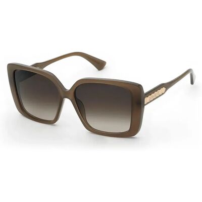 Nina Ricci Lunettes De Soleil Pour Femme Snr462-580g41 Shiny Opal Chestnut Brown Gradient Pink/CAT3 Femme - Publicité Nina Ricci Lunettes De Soleil Pour Femme Snr462-580g41 Shiny Opal Chestnut Brown Gradient Pink/CAT3 Femme - Publicité