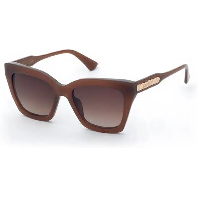 Nina Ricci Lunettes De Soleil Pour Femme Snr463-5303g9 Shiny Opal Pink Powder Brown Gradient Powder/CAT3 Femme - Publicité Nina Ricci Lunettes De Soleil Pour Femme Snr463-5303g9 Shiny Opal Pink Powder Brown Gradient Powder/CAT3 Femme - Publicité