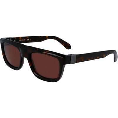 Ferragamo Lunettes De Soleil Sf2009s-242 56/21/145 Brown / Brown One Size Homme - Publicité Ferragamo Lunettes De Soleil Sf2009s-242 56/21/145 Brown / Brown One Size Homme - Publicité