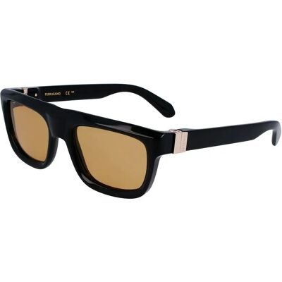 Ferragamo Lunettes De Soleil Sf2009s-011 56/21/145 Black / Black One Size - Publicité Ferragamo Lunettes De Soleil Sf2009s-011 56/21/145 Black / Black One Size - Publicité