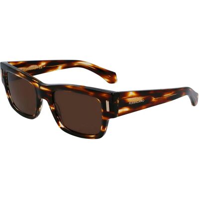 Ferragamo Lunettes De Soleil Sf2011s-216 53/21/140 Brown / Brown One Size Homme - Publicité Ferragamo Lunettes De Soleil Sf2011s-216 53/21/140 Brown / Brown One Size Homme - Publicité