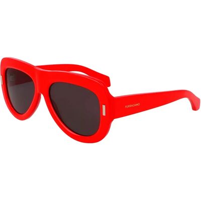 Ferragamo Lunettes De Soleil Pour Femme Sf2029se-600 57/17/145 Red / Red One Size Femme - Publicité Ferragamo Lunettes De Soleil Pour Femme Sf2029se-600 57/17/145 Red / Red One Size Femme - Publicité