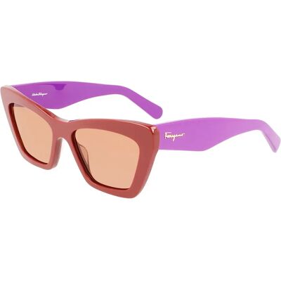 Ferragamo Lunettes De Soleil Pour Femme Sf929s-209 55/17/145 Brown / Brown One Size Femme - Publicité Ferragamo Lunettes De Soleil Pour Femme Sf929s-209 55/17/145 Brown / Brown One Size Femme - Publicité