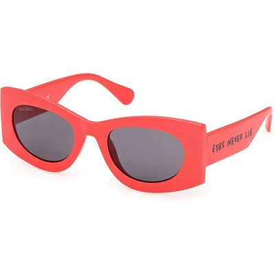 Max&co Lunettes De Soleil Pour Femme Mo0131 Shiny Red Smoke/CAT3 Femme - Publicité Max&co Lunettes De Soleil Pour Femme Mo0131 Shiny Red Smoke/CAT3 Femme - Publicité