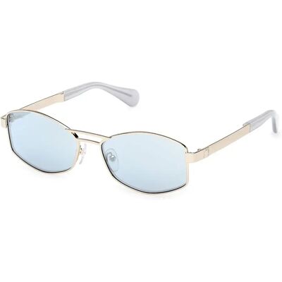 Max&co Lunettes De Soleil Pour Femme Mo0139 Gold Blue Mirror/CAT2 Femme - Publicité Max&co Lunettes De Soleil Pour Femme Mo0139 Gold Blue Mirror/CAT2 Femme - Publicité
