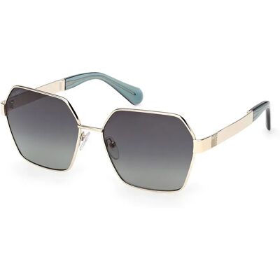 Max&co Lunettes De Soleil Pour Femme Mo0141 Gold Gradient Green/CAT3 - Publicité Max&co Lunettes De Soleil Pour Femme Mo0141 Gold Gradient Green/CAT3 - Publicité
