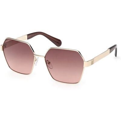 Max&co Lunettes De Soleil Pour Femme Mo0141 Gold 5932F Gradient Brown/CAT2 - Publicité Max&co Lunettes De Soleil Pour Femme Mo0141 Gold 5932F Gradient Brown/CAT2 - Publicité