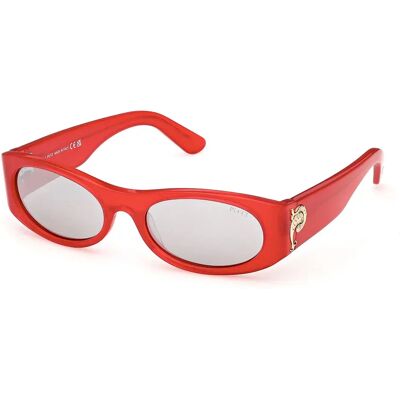 Pucci Lunettes De Soleil Pour Femme Ep0243 Shiny Red Smoke Mirror/CAT2 Femme - Publicité Pucci Lunettes De Soleil Pour Femme Ep0243 Shiny Red Smoke Mirror/CAT2 Femme - Publicité
