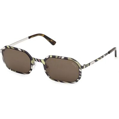 Pucci Lunettes De Soleil Pour Femme Ep0248 Animal Brown/CAT3 Femme - Publicité Pucci Lunettes De Soleil Pour Femme Ep0248 Animal Brown/CAT3 Femme - Publicité