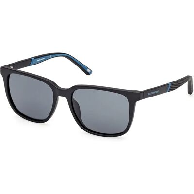 Skechers Lunettes De Soleil Polarisées Se00156 Matte Black Smoke/CAT3 Homme - Publicité Skechers Lunettes De Soleil Polarisées Se00156 Matte Black Smoke/CAT3 Homme - Publicité