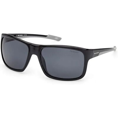 Skechers Lunettes De Soleil Polarisées Se00159 Shiny Black Smoke/CAT3 - Publicité Skechers Lunettes De Soleil Polarisées Se00159 Shiny Black Smoke/CAT3 - Publicité