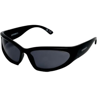 Superdry Lunettes De Soleil Pour Femme Sport Wrap Black / Smoke Lens One Size Femme - Publicité Superdry Lunettes De Soleil Pour Femme Sport Wrap Black / Smoke Lens One Size Femme - Publicité