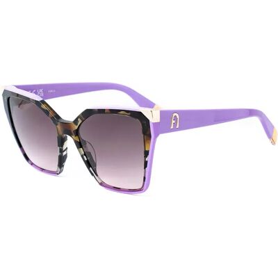 Furla Lunettes De Soleil Pour Femme Sfu686v5403ka 54/18/140 Brown / Brown One Size Femme - Publicité Furla Lunettes De Soleil Pour Femme Sfu686v5403ka 54/18/140 Brown / Brown One Size Femme - Publicité