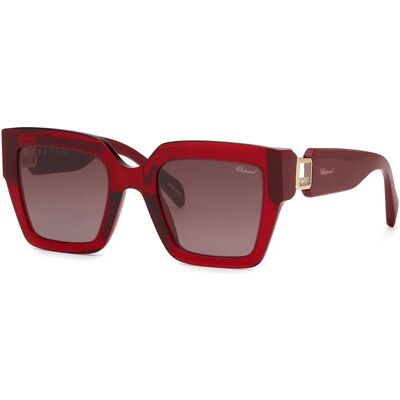 Chopard Lunettes De Soleil Pour Femme Sch417s-520954 52x23x140 Mm Shiny Transp-Dark Bordeaux Brown Gradient Pink/CAT3 Femme - Publicité Chopard Lunettes De Soleil Pour Femme Sch417s-520954 52x23x140 Mm Shiny Transp-Dark Bordeaux Brown Gradient Pink/CAT3 Femme - Publicité