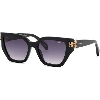 Chopard Lunettes De Soleil Pour Femme Sch418s-54700n 54x18x125 Mm Shiny Black Smoke Gradient/CAT3 Femme - Publicité Chopard Lunettes De Soleil Pour Femme Sch418s-54700n 54x18x125 Mm Shiny Black Smoke Gradient/CAT3 Femme - Publicité