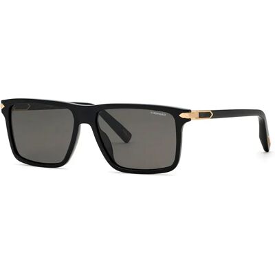 Chopard Lunettes De Soleil Polarisées Sch427-58700p 58x15x145 Mm Shiny Black Smoke/CAT3 Homme - Publicité Chopard Lunettes De Soleil Polarisées Sch427-58700p 58x15x145 Mm Shiny Black Smoke/CAT3 Homme - Publicité
