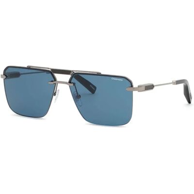 Chopard Lunettes De Soleil Schm11-630509 63x14x145 Mm Total Shiny Ruthenium Blue/CAT3 Homme - Publicité Chopard Lunettes De Soleil Schm11-630509 63x14x145 Mm Total Shiny Ruthenium Blue/CAT3 Homme - Publicité