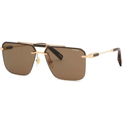 Chopard Lunettes De Soleil Schm11-63300k 63x14x145 Mm Shiny Rose Gold Brown/CAT3 Homme - Publicité Chopard Lunettes De Soleil Schm11-63300k 63x14x145 Mm Shiny Rose Gold Brown/CAT3 Homme - Publicité