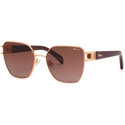 Chopard Lunettes De Soleil Pour Femme Schm22s-578fcy 57x18x140 Mm Shiny Copper Gold Brown Gradient Pink/CAT3 Femme - Publicité Chopard Lunettes De Soleil Pour Femme Schm22s-578fcy 57x18x140 Mm Shiny Copper Gold Brown Gradient Pink/CAT3 Femme - Publicité