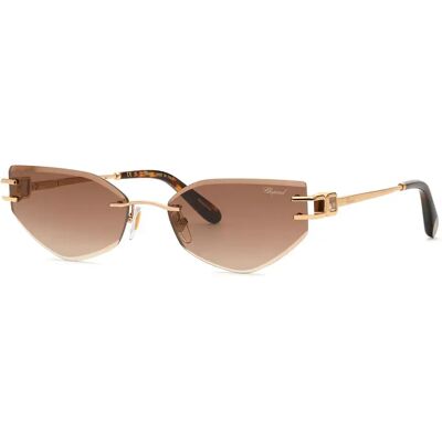 Chopard Lunettes De Soleil Pour Femme Schm60s-59300k 59x18x135 Mm Shiny Rose Gold Brown Gradient Brown/CAT3 Femme - Publicité Chopard Lunettes De Soleil Pour Femme Schm60s-59300k 59x18x135 Mm Shiny Rose Gold Brown Gradient Brown/CAT3 Femme - Publicité