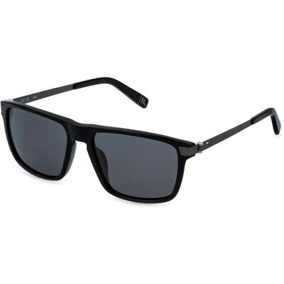 Fila Lunettes De Soleil Polarisées Sfib11-58700p 58x17x145 Mm Shiny Black Smoke/CAT3 - Publicité Fila Lunettes De Soleil Polarisées Sfib11-58700p 58x17x145 Mm Shiny Black Smoke/CAT3 - Publicité