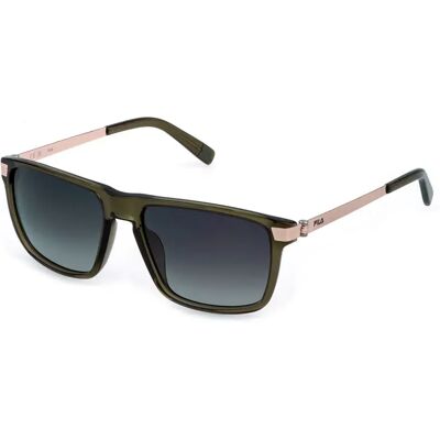 Fila Lunettes De Soleil Polarisées Sfib11-589hfp 58x17x145 Mm Shiny Transp.Olive Green Smoke Gradient/CAT3 - Publicité Fila Lunettes De Soleil Polarisées Sfib11-589hfp 58x17x145 Mm Shiny Transp.Olive Green Smoke Gradient/CAT3 - Publicité