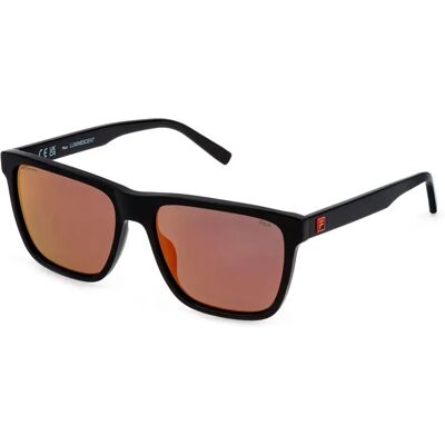Fila Lunettes De Soleil Polarisées Sfid18-58700p 58x17x145 Mm Shiny Black Green/Mirror Red/CAT3 - Publicité Fila Lunettes De Soleil Polarisées Sfid18-58700p 58x17x145 Mm Shiny Black Green/Mirror Red/CAT3 - Publicité
