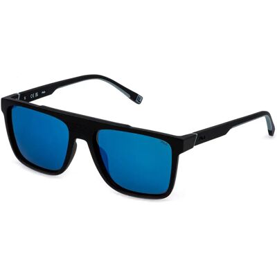Fila Lunettes De Soleil Polarisées Sfid20-57u28p 57x18x145 Mm Matt Black Smoke/Mirror Blue/CAT3 Homme - Publicité Fila Lunettes De Soleil Polarisées Sfid20-57u28p 57x18x145 Mm Matt Black Smoke/Mirror Blue/CAT3 Homme - Publicité