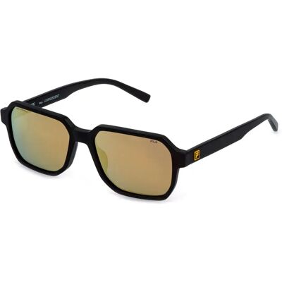 Fila Lunettes De Soleil Polarisées Sfid19-56703p 56x17x145 Mm Matt/Sandblasted Black Smoke Mirror Gold/CAT3 Homme - Publicité Fila Lunettes De Soleil Polarisées Sfid19-56703p 56x17x145 Mm Matt/Sandblasted Black Smoke Mirror Gold/CAT3 Homme - Publicité