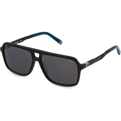 Fila Lunettes De Soleil Sfid22-600703 60x14x145 Mm Matt/Sandblasted Black Smoke/CAT3 Homme - Publicité Fila Lunettes De Soleil Sfid22-600703 60x14x145 Mm Matt/Sandblasted Black Smoke/CAT3 Homme - Publicité