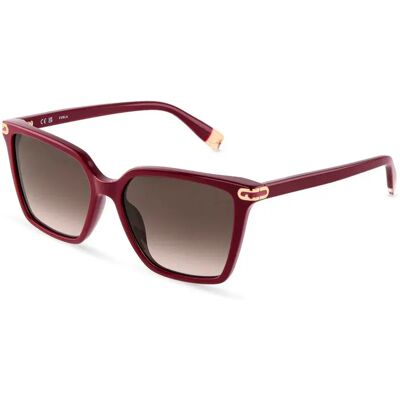 Furla Lunettes De Soleil Pour Femme Sfub13-5506uu 55x16x140 Mm Shiny Raspberry Brown Gradient Pink/CAT3 - Publicité Furla Lunettes De Soleil Pour Femme Sfub13-5506uu 55x16x140 Mm Shiny Raspberry Brown Gradient Pink/CAT3 - Publicité