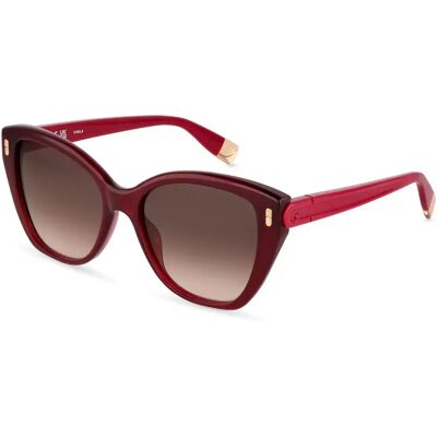 Furla Lunettes De Soleil Pour Femme Sfub11-540acq 54x17x140 Mm Shiny Opal Raspberry Brown Gradient Pink/CAT3 Femme - Publicité Furla Lunettes De Soleil Pour Femme Sfub11-540acq 54x17x140 Mm Shiny Opal Raspberry Brown Gradient Pink/CAT3 Femme - Publicité