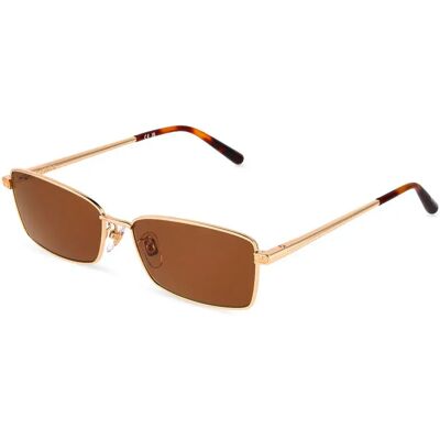 Furla Lunettes De Soleil Pour Femme Sfub18-580349 58x16x140 Mm Shiny Rose Gold With Sandblasted/Satin / Brown/CAT3 Femme - Publicité Furla Lunettes De Soleil Pour Femme Sfub18-580349 58x16x140 Mm Shiny Rose Gold With Sandblasted/Satin / Brown/CAT3 Femme - Publicité