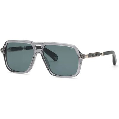 Philipp Plein Lunettes De Soleil Spp227-6109mb 61x14x150 Mm Transp.Grey Smoke/CAT3 Homme - Publicité Philipp Plein Lunettes De Soleil Spp227-6109mb 61x14x150 Mm Transp.Grey Smoke/CAT3 Homme - Publicité