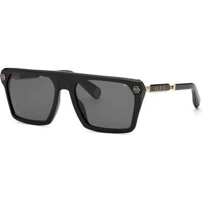 Philipp Plein Lunettes De Soleil Spp228-590700 59x19x150 Mm Shiny Black Smoke/CAT3 Homme - Publicité Philipp Plein Lunettes De Soleil Spp228-590700 59x19x150 Mm Shiny Black Smoke/CAT3 Homme - Publicité