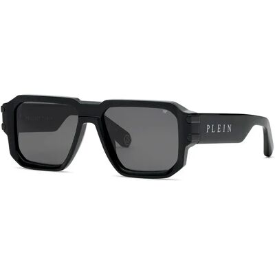 Philipp Plein Lunettes De Soleil Spp230-58700k 58x17x150 Mm Shiny Black Smoke/CAT3 Homme - Publicité Philipp Plein Lunettes De Soleil Spp230-58700k 58x17x150 Mm Shiny Black Smoke/CAT3 Homme - Publicité