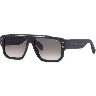 Philipp Plein Lunettes De Soleil Spp231-580i41 58x16x150 Mm Matt Dark Grey Smoke Gradient/CAT3 Homme - Publicité Philipp Plein Lunettes De Soleil Spp231-580i41 58x16x150 Mm Matt Dark Grey Smoke Gradient/CAT3 Homme - Publicité