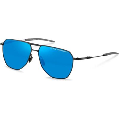 Porsche Design Lunettes De Soleil P86005-61a564 61x13x145 Mm Black / Grey Smoke/Mirror Blue/CAT3 Homme - Publicité Porsche Design Lunettes De Soleil P86005-61a564 61x13x145 Mm Black / Grey Smoke/Mirror Blue/CAT3 Homme - Publicité