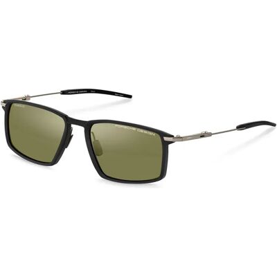 Porsche Design Lunettes De Soleil Polarisées P86006-56a427 56x19x145 Mm Black / Dark Grey Green/Deg.Mirror Silver/CAT3 Homme - Publicité Porsche Design Lunettes De Soleil Polarisées P86006-56a427 56x19x145 Mm Black / Dark Grey Green/Deg.Mirror Silver/CAT3 Homme - Publicité