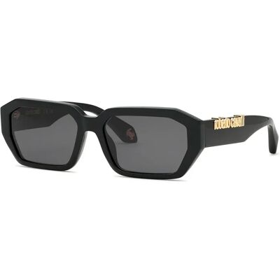 Roberto Cavalli Lunettes De Soleil Pour Femme Src113v-57700y 57x17x140 Mm Shiny Black Smoke/CAT3 Femme - Publicité Roberto Cavalli Lunettes De Soleil Pour Femme Src113v-57700y 57x17x140 Mm Shiny Black Smoke/CAT3 Femme - Publicité