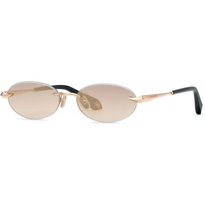 Roberto Cavalli Lunettes De Soleil Pour Femme Src152m-55300g 55x17x140 Mm Shiny Rose Gold Smoke Gradient/Mirror Gold/CAT2 Femme - Publicité Roberto Cavalli Lunettes De Soleil Pour Femme Src152m-55300g 55x17x140 Mm Shiny Rose Gold Smoke Gradient/Mirror Gold/CAT2 Femme - Publicité